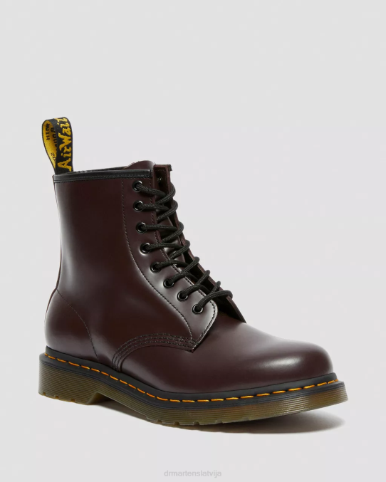 Dr. Martens apavi sievietes bordo gluda 1460 gludas ādas šņorzābaki LHJP153 Dr. Martens apavi sievietes bordo gluda 1460 gludas ādas šņorzābaki LHJP153